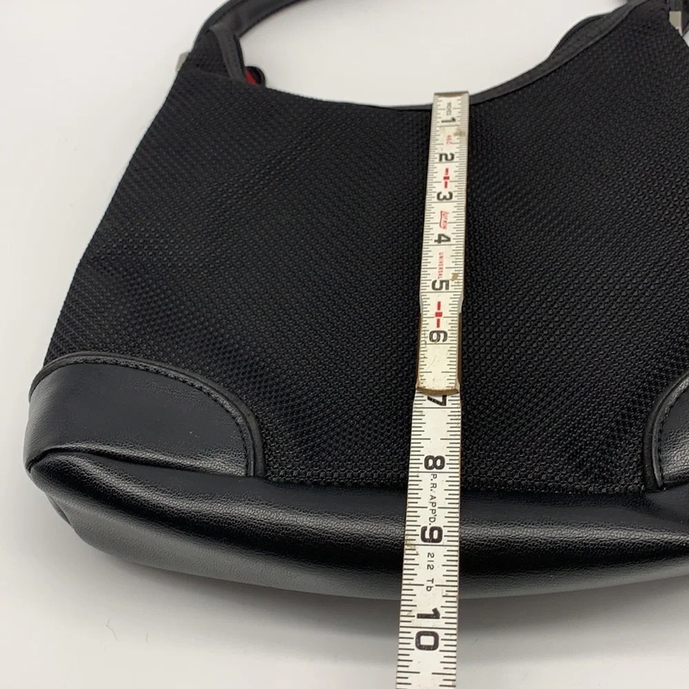 The SAK Black Nylon Handbag with Adjustable Strap